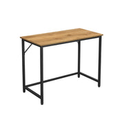 smalle bureautafel met metalen frame | Kymiko